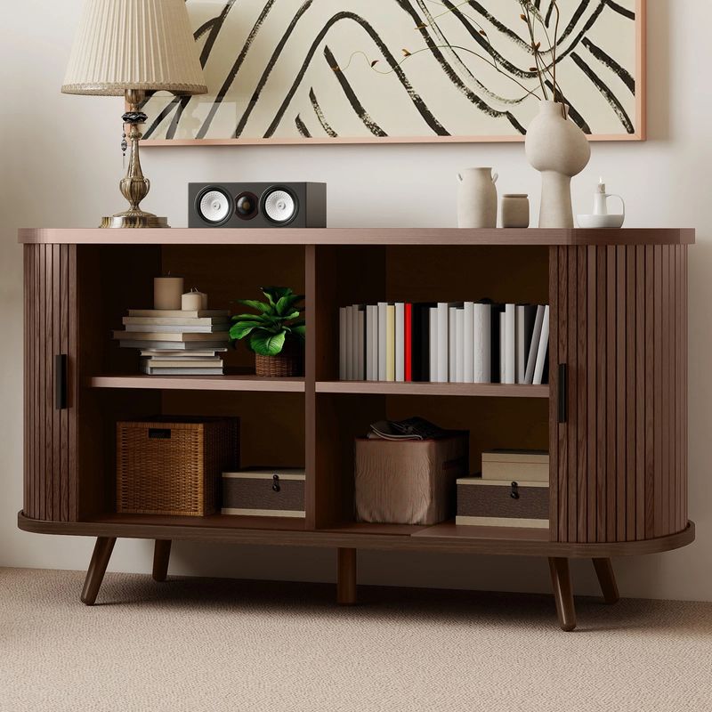 Side view of the modern bedroom dresser