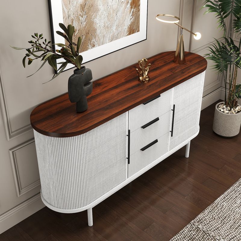 mid century modern tv stand