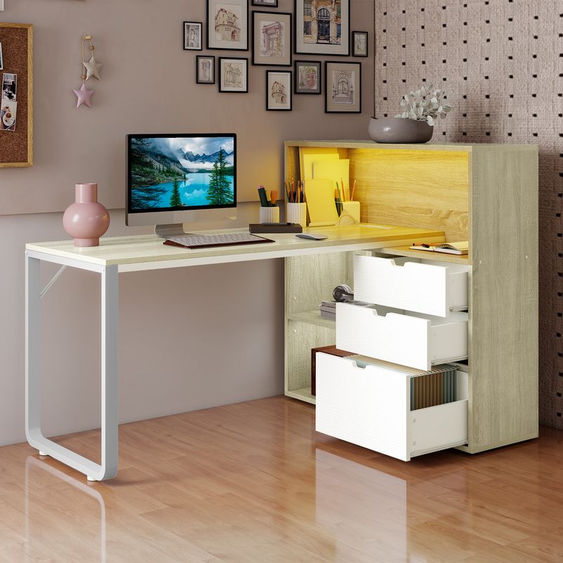 corner desk with charging station, L shaped desk with LED lights, computer desk with file drawer, office desk with USB ports, gaming desk with RGB lighting, home office desk with shelves, adjustable shelf desk, E1 particle board desk
L-Shaped corner desk, home office, computer desk, office desk, height adjustable table, white office desk, office desk with cabinet, gaming desk, wood office desk, l shape office desk, office desk with drawer
