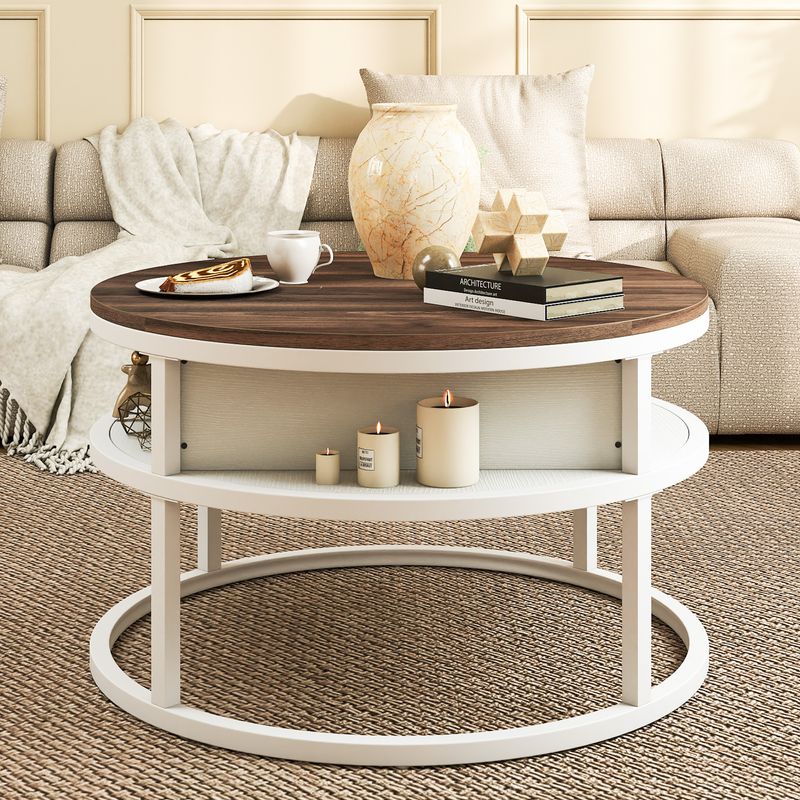 small round coffee table