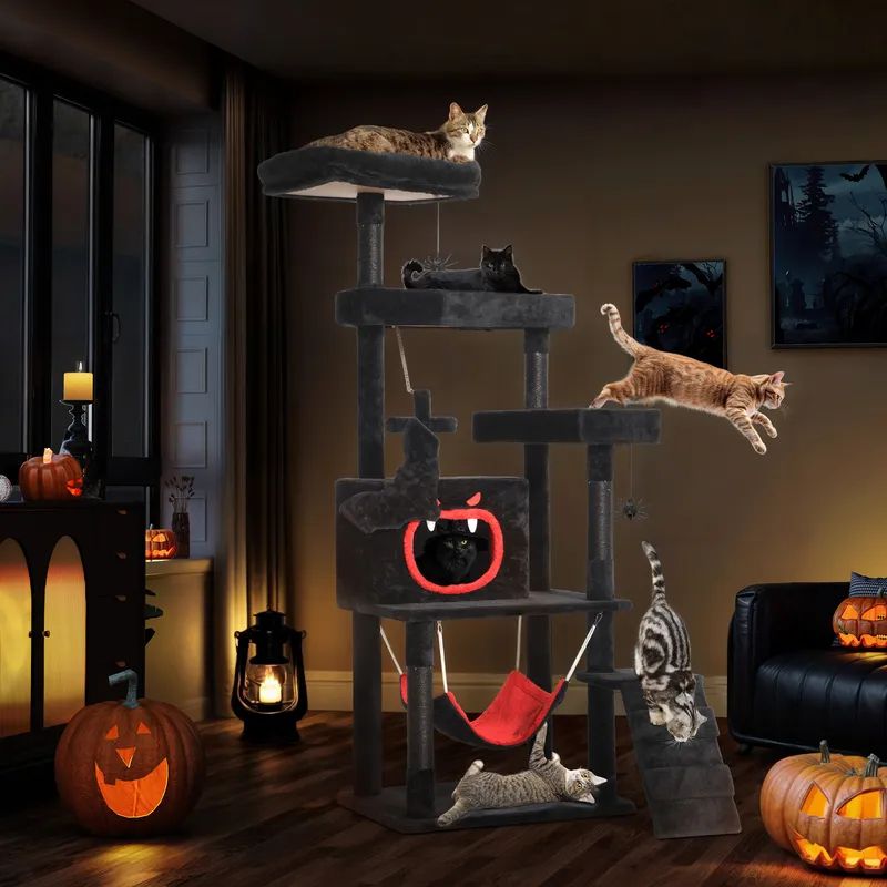 Gothic Cat Tree Tower