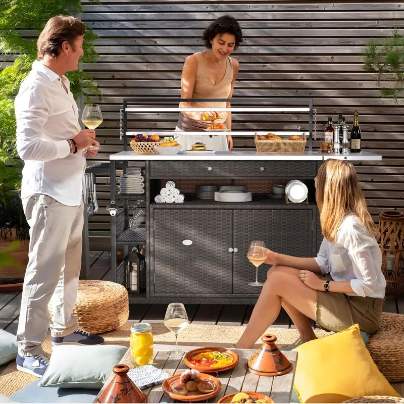 Outdoor Rolling Cart