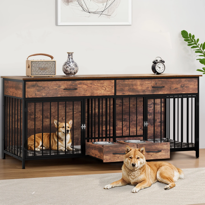 Wooden Dog Crate