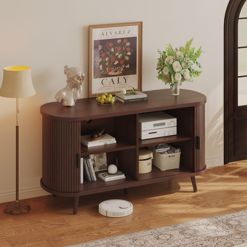 Side view of the modern bedroom dresser