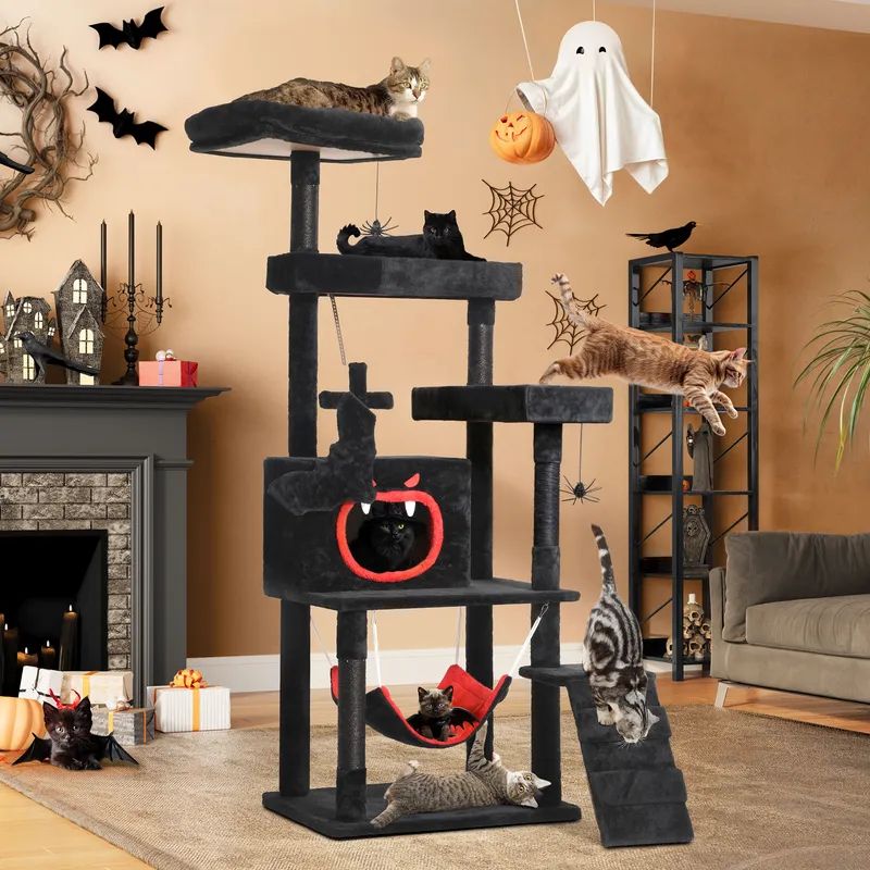 Gothic Cat Tree Tower