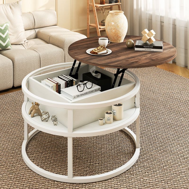 small round coffee table