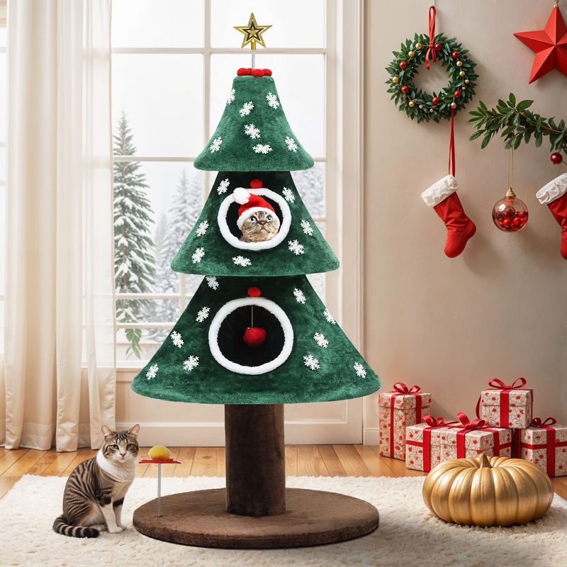 christmas cat tree