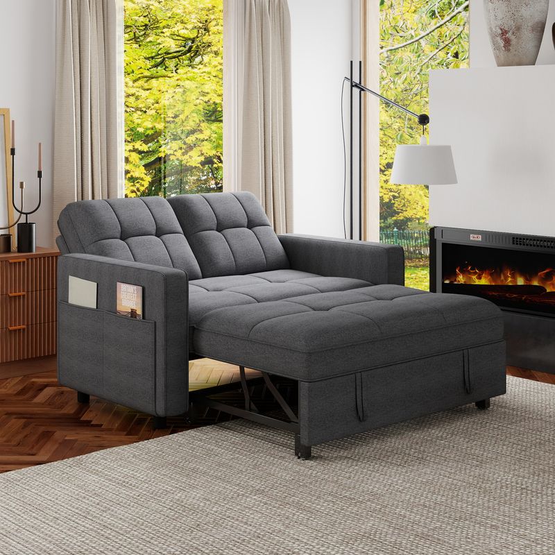 3-in-1 convertible sofa bed, sofa bed for small spaces, pet friendly sleeper sofa, USB charging sofa bed, convertible loveseat sofa bed, apartment size sleeper sofa, modern futon sofa bed, space saving sofa bed, guest bed sofa, adjustable recliner sofa