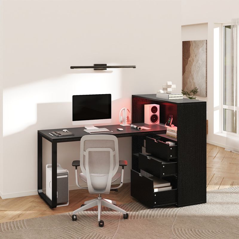 corner desk with charging station, L shaped desk with LED lights, computer desk with file drawer, office desk with USB ports, gaming desk with RGB lighting, home office desk with shelves, adjustable shelf desk, E1 particle board desk
L-Shaped corner desk, home office, computer desk, office desk, height adjustable table, white office desk, office desk with cabinet, gaming desk, wood office desk, l shape office desk, office desk with drawer
