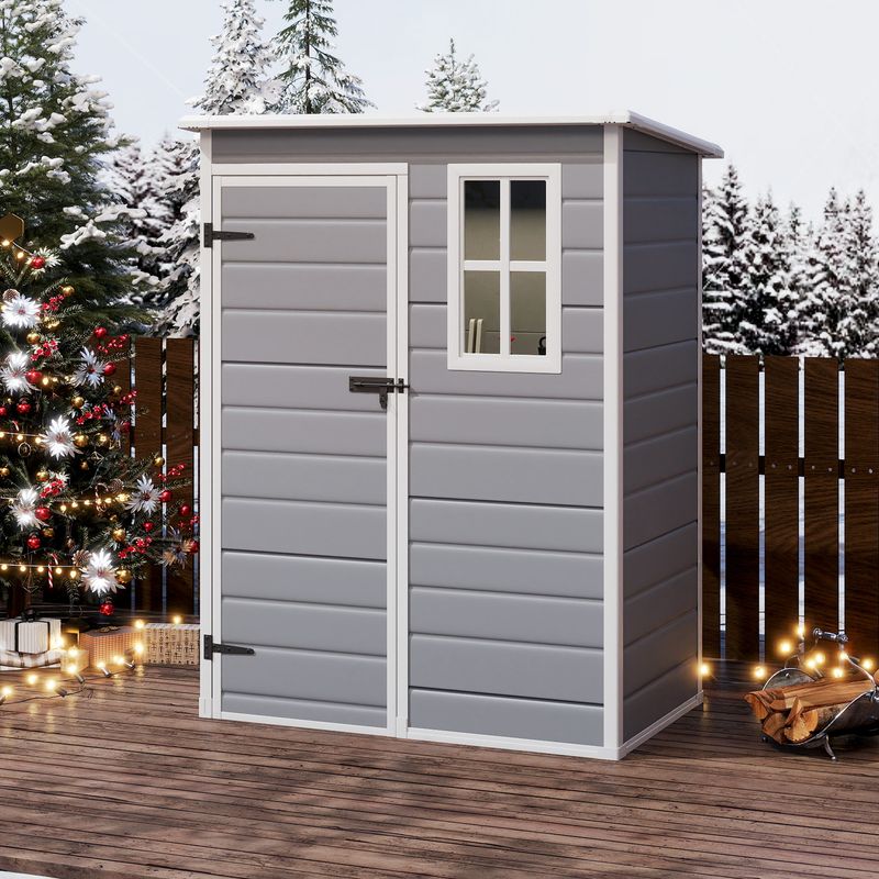 Tool shed for christmas decorations