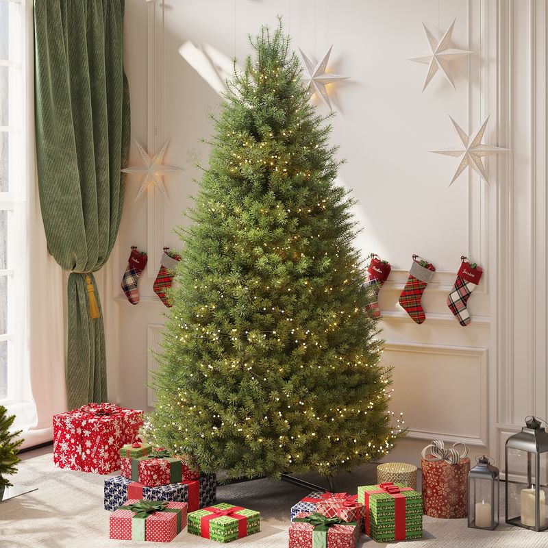 7.5ft pre lit christmas tree