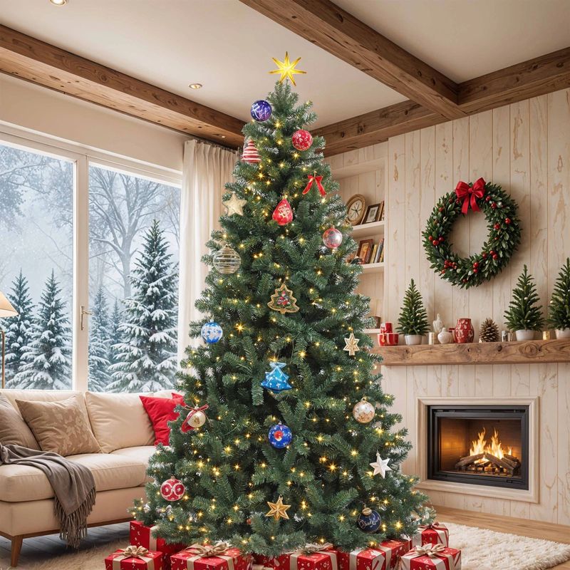 7.5 ft Pre-Lit Christmas Tree