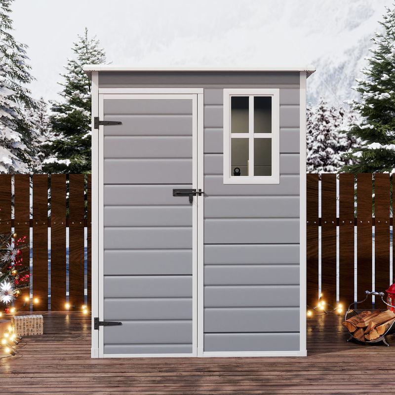 Tool shed for christmas decorations