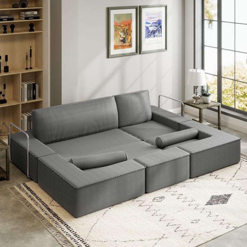 modular sofa bed, convertible sectional couch, configurable floor sofa, pet friendly corduroy sofa, no assembly sofa, large sectional sofa, reversible sofa, cloud couch, apartment sofa, transformable furniture