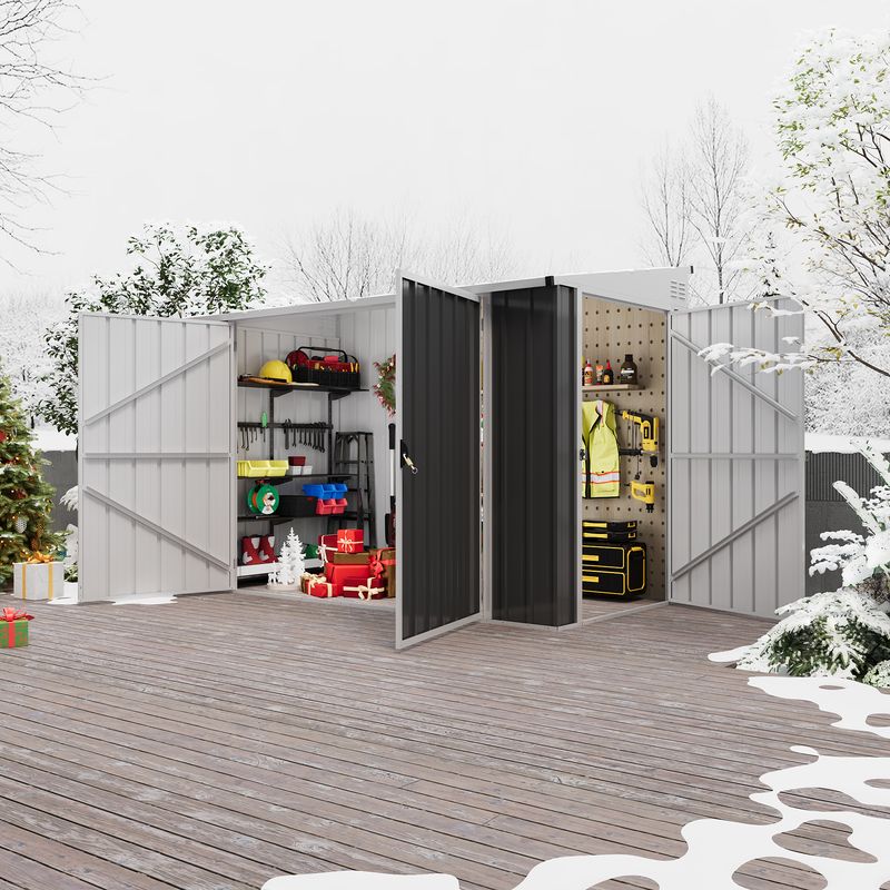 Portable Shed for Christmas Decoration Storage