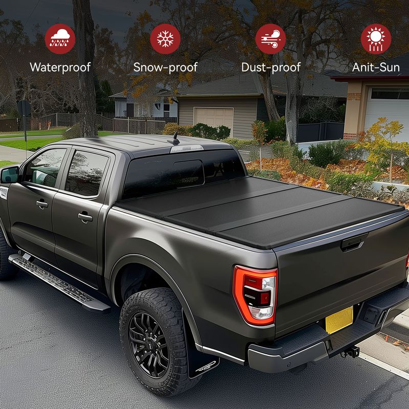 Aazon.co: TIPTOP Soft Tri-Fold Tonneau Cover Truck Bed For 2016-2025