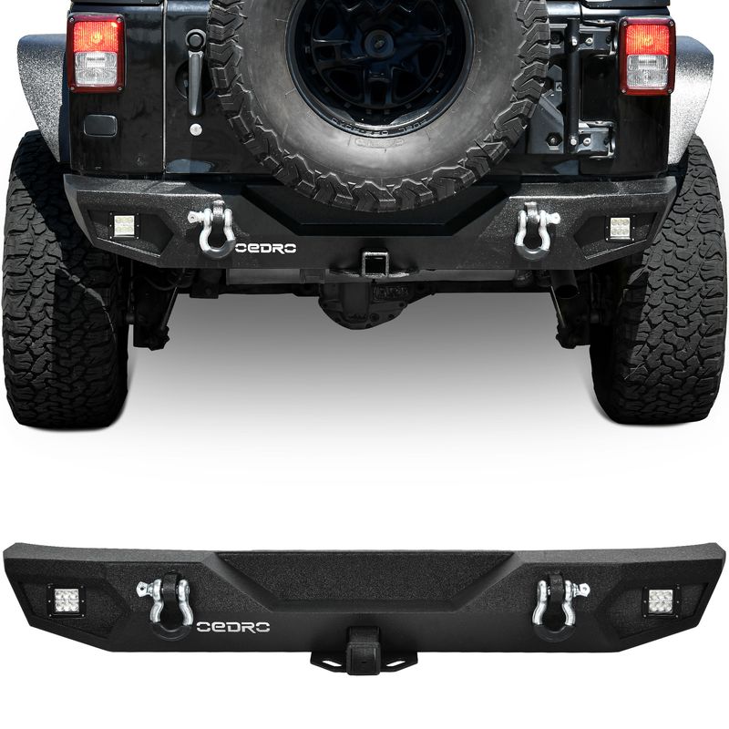jk rear bumper, jeep jk stubby bumper, jeep jk rear bumper