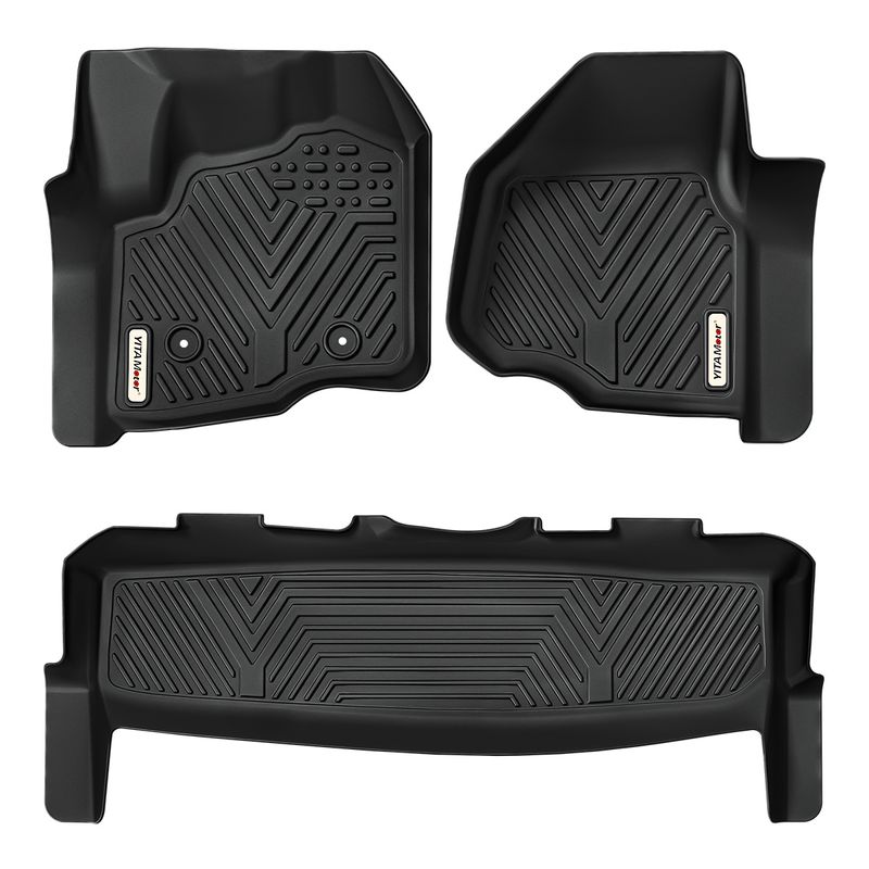 All-weather 3D rubber floor mats for cars fit for 2012-2016 Ford F-250