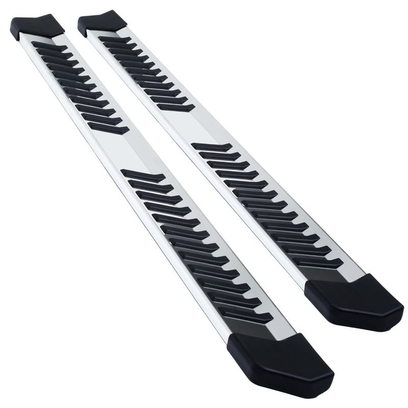 LEDKINGDOMUS Black Nerf Bars Drop Steps Running Boards For Ford F150 Super Crew (2015-2026) & F250/F350 Super Duty (2017-2026)