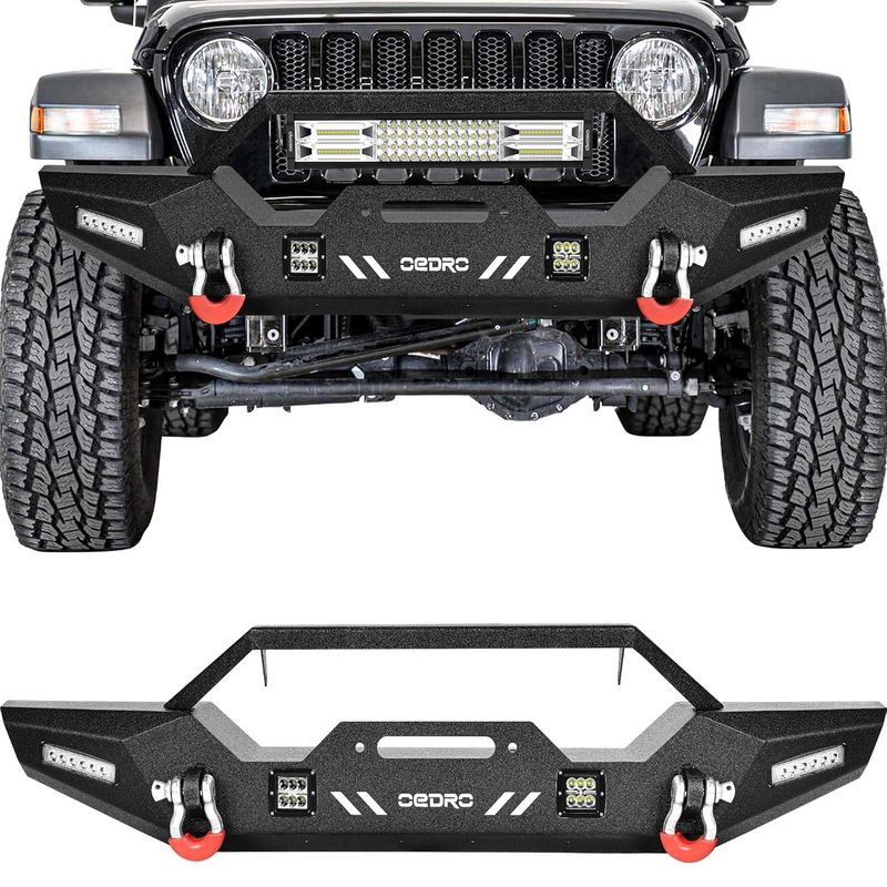 YZONA Front Skid Plate For Jeep Wrangler JL/JLU & Gladiator JT - Carbon Steel Protection - 12 Lbs