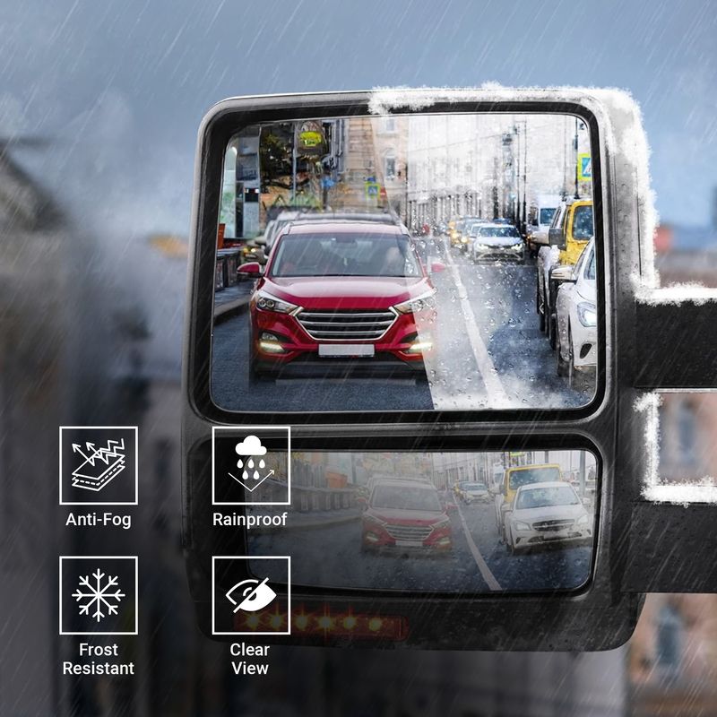 thumbnail image 2 of Right Side Power Heated Towing Mirror For Ford F-150 Pickup 2007-2014 - Textured Black 2 of 6