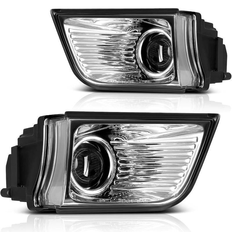 YITAMOTOR Fog Lights Compatible with 2003-2005 4Runner Driving Fog Light Fog Light Assembly Pair Clear Lens 03-05 4Runner Fog Light Lamp Assemblies w/Halogen Bulbs OE Replacement Set of 2 