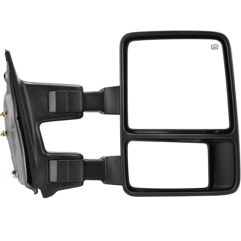 1999 ford super duty passenger mirror, excursion right side towing mirror, power telescoping truck mirrors, heated passenger side mirror ford, LED smoke lens towing mirror, YITAMOTOR excursion mirror replacement