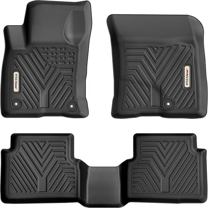 Ford Bronco Sport floor mats, 2021-2025 Bronco Sport car mats, all-weather floor liners, TPE car mats, custom fit Bronco accessories, waterproof floor mats, non-slip liners, YITAMOTOR floor mats, 2-row floor protection, heavy-duty car mats