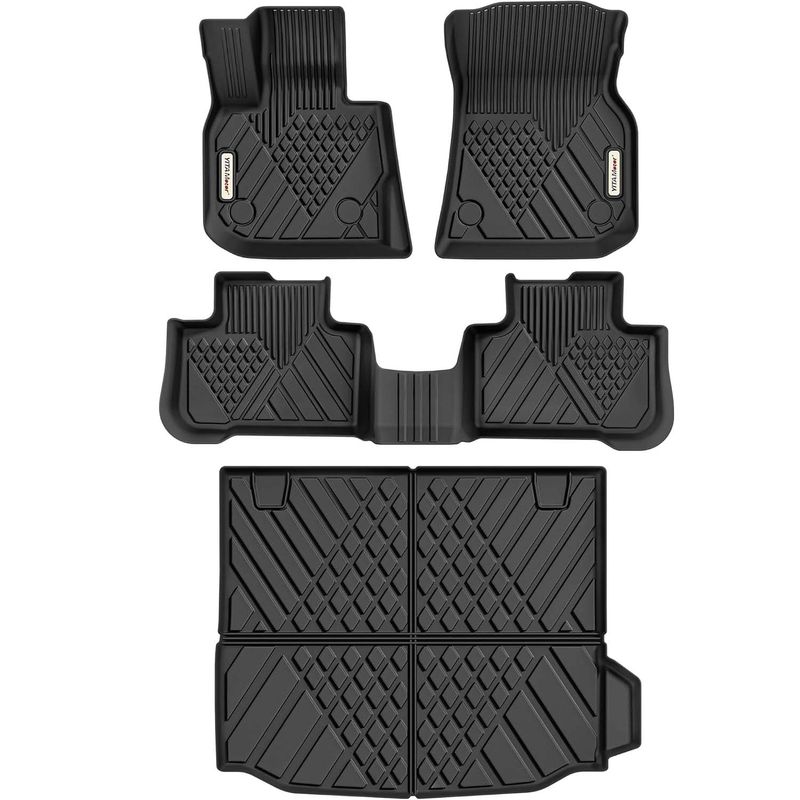 2018 bmw x3 floor mats,x3 g01 all weather liners,bmw x3 tpe floor mats,luxury suv floor protection,custom fit x3 floor liners,non-hybrid bmw accessories,premium car floor mats