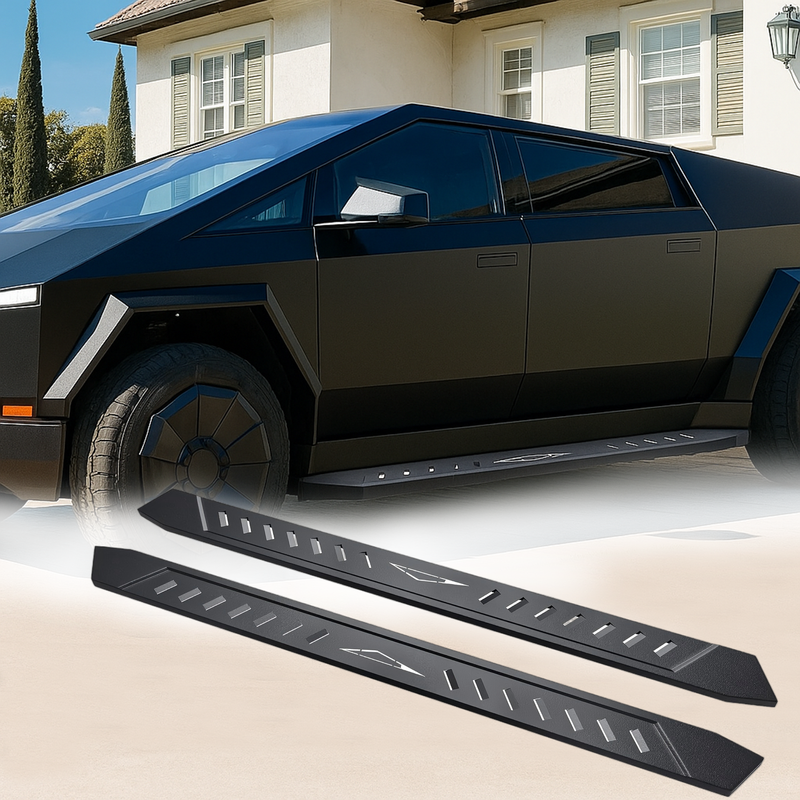 Tesla Cybertruck running boards, Tesla Cybertruck side steps, Cybertruck nerf bars, Tesla Cybertruck step rails, Cybertruck exterior brackets, Cybertruck heavy-duty side steps, Tesla Cybertruck steel running boards, Cybertruck textured black side steps, Cybertruck truck step bars, Tesla Cybertruck custom fit steps, Cybertruck angular design running boards, Tesla Cybertruck carbon steel steps, Cybertruck stainless steel compatible steps, Tesla Cybertruck 2024 accessories, Cybertruck 2025 side rails, Tesla Cybertruck heavy-duty step bars, Cybertruck anti-slip side steps, Tesla Cybertruck rust-resistant running boards, Cybertruck UV-resistant side steps, Tesla Cybertruck waterproof nerf bars, Cybertruck powder coated step rails, Tesla Cybertruck quick install running boards, Cybertruck no-drill side steps, Tesla Cybertruck rugged side rails, Cybertruck weatherproof running boards, Tesla Cybertruck off-road side steps, Cybertruck door step bars, Tesla Cybertruck protective step rails, Cybertruck anti-wear running boards, Tesla Cybertruck load-bearing side steps, Cybertruck 600 lbs capacity step bars, Tesla Cybertruck all-weather running boards, Cybertruck triple-layer coated side rails, Tesla Cybertruck hollow design steps, Cybertruck dirt-resistant step bars, Tesla Cybertruck snow-proof side steps, Cybertruck mud-proof running boards, Tesla Cybertruck wide step rails, Cybertruck safe entry side steps, Tesla Cybertruck panel design nerf bars, Cybertruck easy access running boards, Tesla Cybertruck vehicle entry steps, Cybertruck stylish side rails, Tesla Cybertruck durable step bars, Cybertruck precision-fit running boards, Tesla Cybertruck modern step rails, Cybertruck long-lasting side steps, Tesla Cybertruck scratch-resistant running boards, Cybertruck impact-resistant step bars, Tesla Cybertruck installation kit, Cybertruck upgrade running boards, Tesla Cybertruck premium side steps.