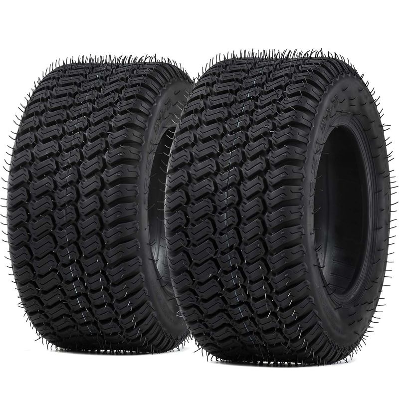 YITAMOTOR lawn mower tires, 16x6.5-8 tractor tires, 4-ply golf cart tires, garden tractor tires, outdoor equipment tires, farm equipment tires, all-terrain tires, set of 2 tires, heavy-duty tires, replacement mower tires