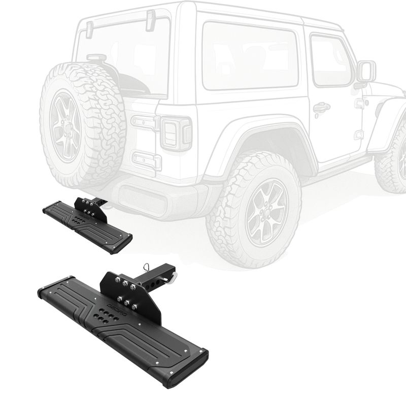 trailer hitch steps, trailer hitch steps for trucks, dog steps for trailer hitch, trailer hitch steps dogs, 2 trailer hitch steps