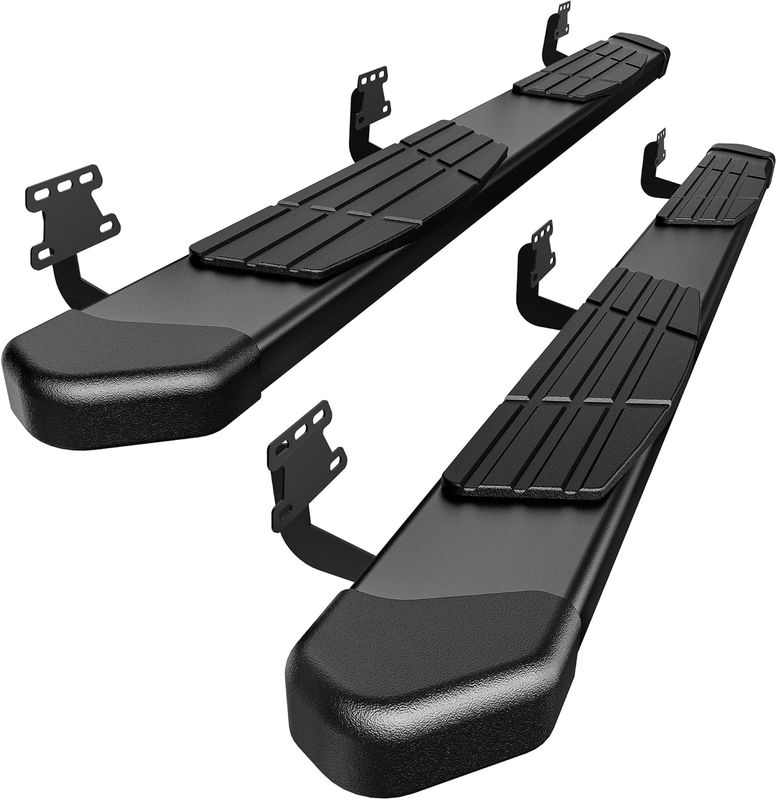 running boards for Dodge Ram 1500, Ram 1500 new body side steps, 2019 Ram 1500 crew cab nerf bars, YITAMOTOR, textured black step rails, Ram 1500 accessories, not for 1500 classic, new body style running boards, ram 1500 nerf bars