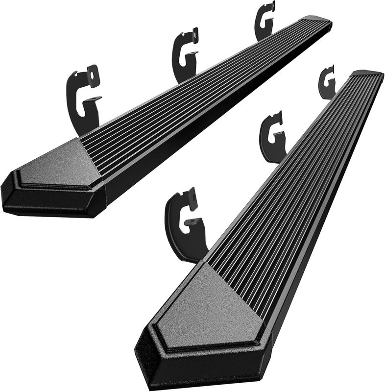 running boards for F-150, truck side steps, F150 crew cab nerf bars, black running boards, 2009-2014 Ford F150 accessories, aftermarket running boards, truck nerf bars, YITAMOTOR side steps