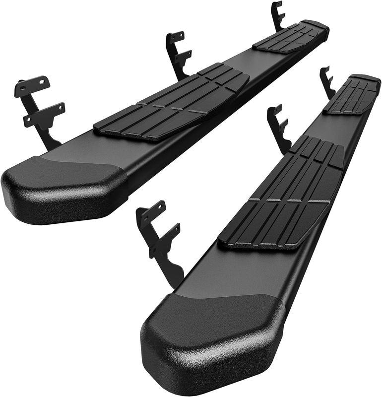 running boards for Ford F150, side steps F250 F350, nerf bars, truck accessories, YITAMOTOR, 6 inch step rails, crew cab running boards, textured black running boards, Ford F150 side steps, F250 accessories, truck nerf bars, black running boards, YITAMOTOR, textured step rails, crew cab truck steps, Ford truck running boards, easy step entry, truck nerf bars, custom truck accessories