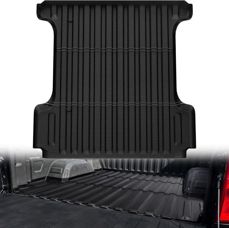 Ram 1500 bed mat, 5.7ft bed mat, TPE bed mat, Ram 1500 RHO accessories, no Rambox bed mat, heavy duty bed liner, short bed mat, YITAMOTOR bed mat