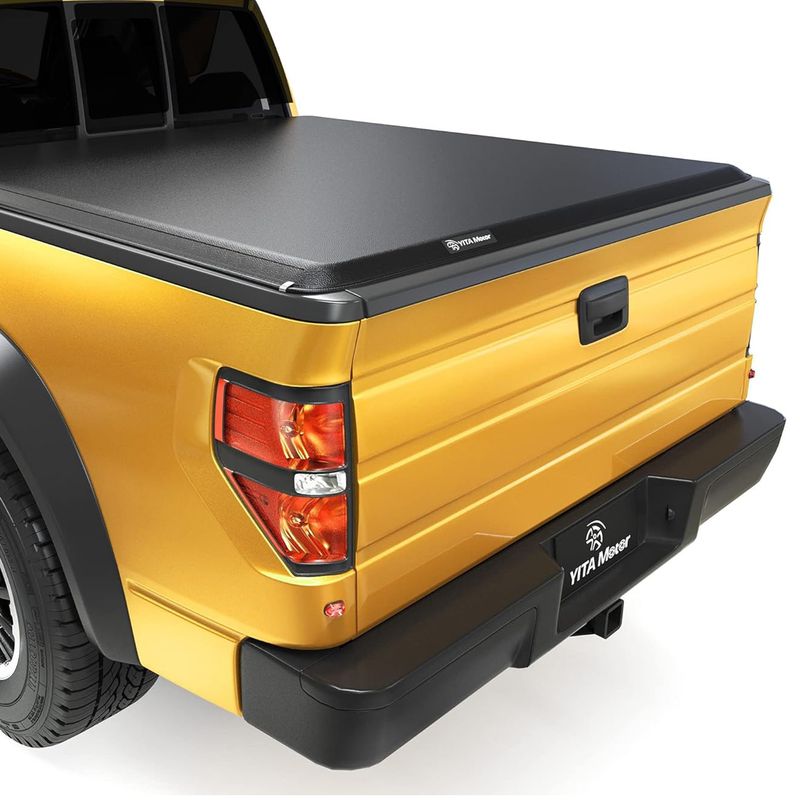 1999-2016 Ford F-250 F-350 F250 F350 Super Duty Soft Roll Up Tonneau Cover, Styleside 6.75 ft Bed
