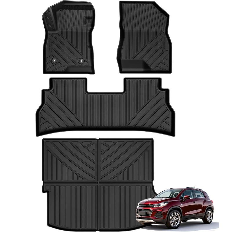 Chevy Trax floor mats, 2024 Trax accessories, TPE floor mats, all weather mats, Trax cargo liner, Chevrolet Trax ACTIV mats, YITAMOTOR floor liners, full set mats