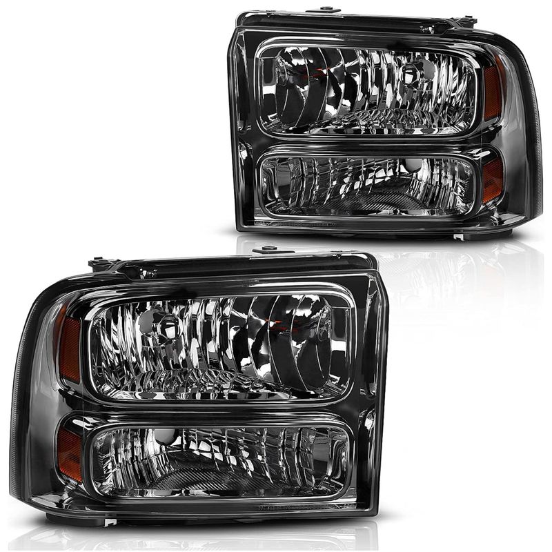Headlights Assembly Compatible with 2005-2007 Ford F250 F350 F450 F550 Super Duty