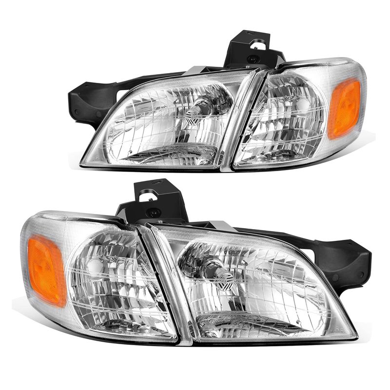 Headlights Assembly Compatible with 1997-2005 Chevy Venture