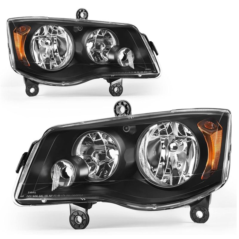 Headlights Assembly Compatible with 2011-2019 Dodge Grand Caravan 