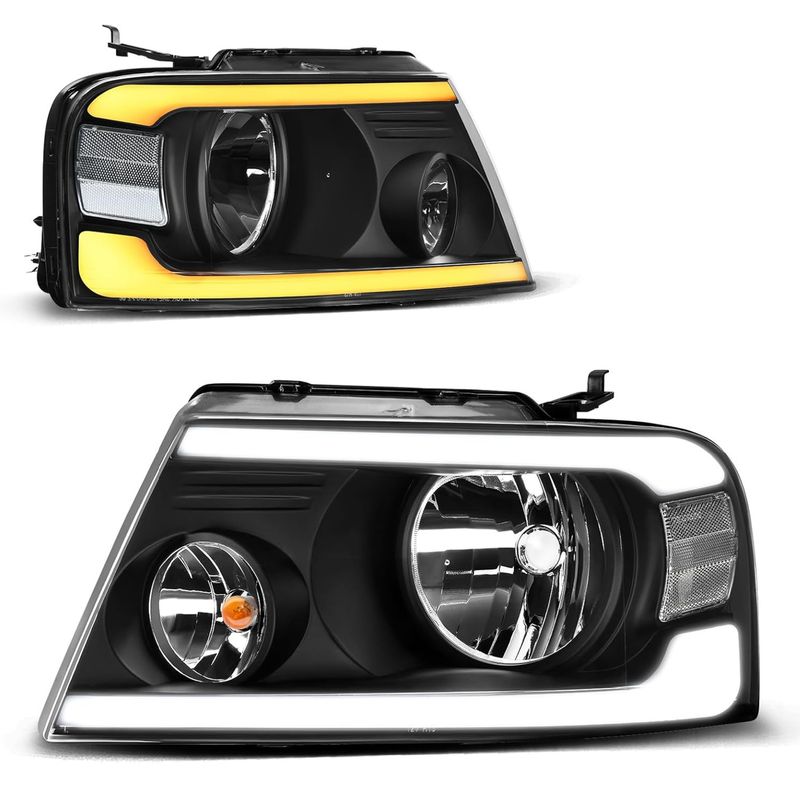 2004-2008 Ford F150 DRL Switchback LED DRL Headlights Assembly