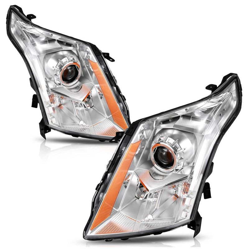 Headlights Assembly Compatible with 2010 2011 2012 2013 2014 2015 2016 Cadillac SRX