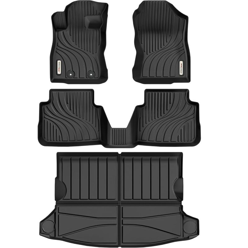 Subaru Crosstrek floor mats, Impreza floor liners, 2024 Crosstrek accessories, TPE car mats, all weather floor mats, cargo liner, YITAMOTOR, Subaru floor mats