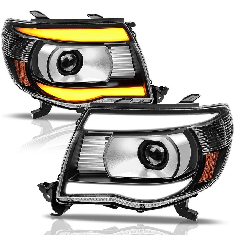 Headlight Assembly with Projector for 2005-2011 Toyota Tacoma Pickup