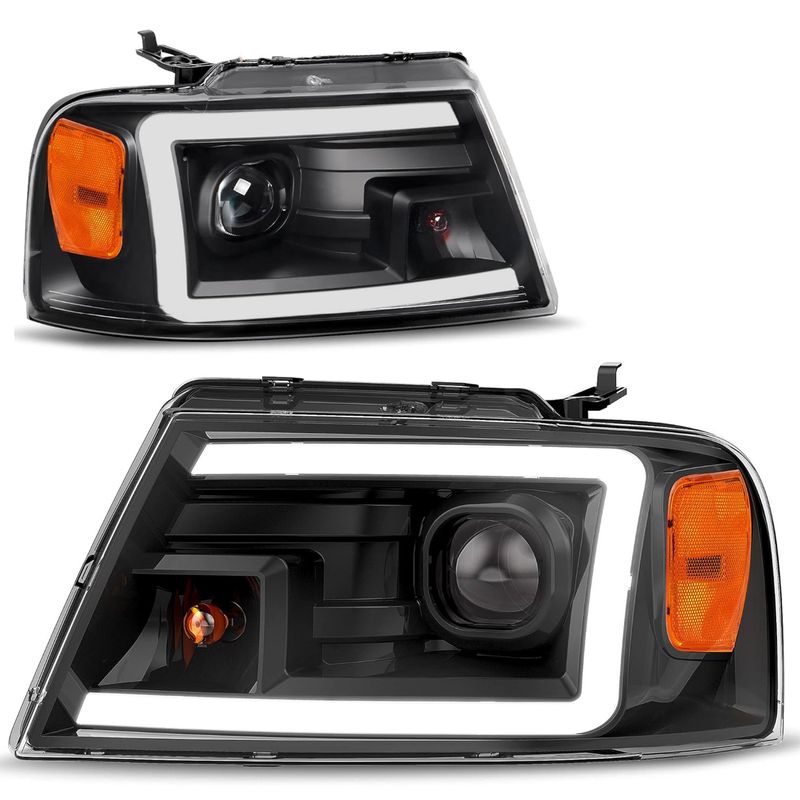 LED Headlights Assembly with Projector for 2004-2008 Ford F150 Pickup