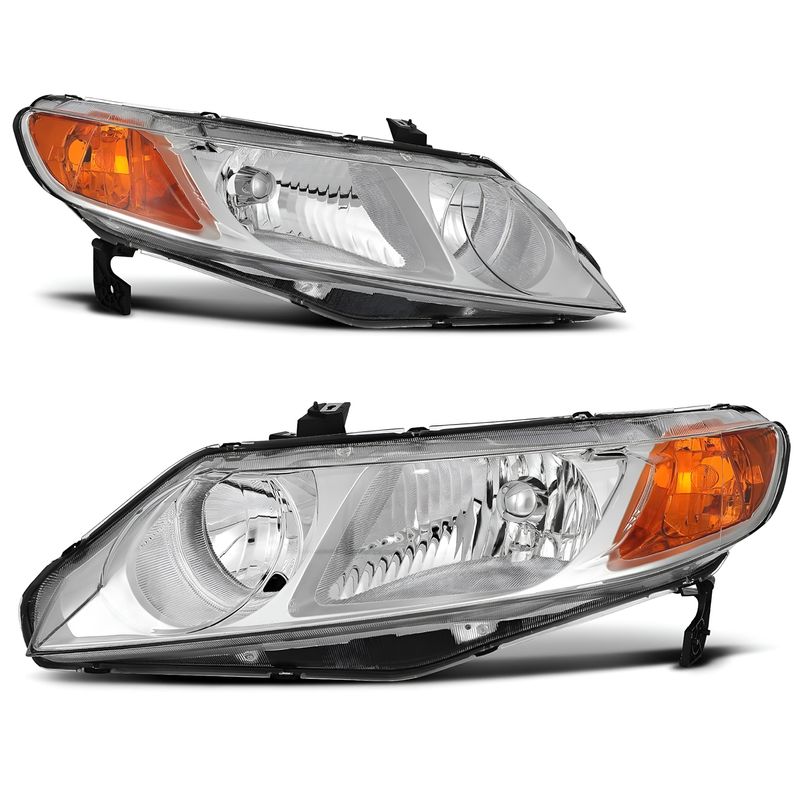 LED Headlights Assembly for 2006-2011 Honda Civic Sedan 4-Door