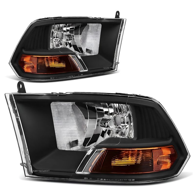 2009-2012 Dodge Ram Pickup Dual Cab Headlight Assembly for Replacement