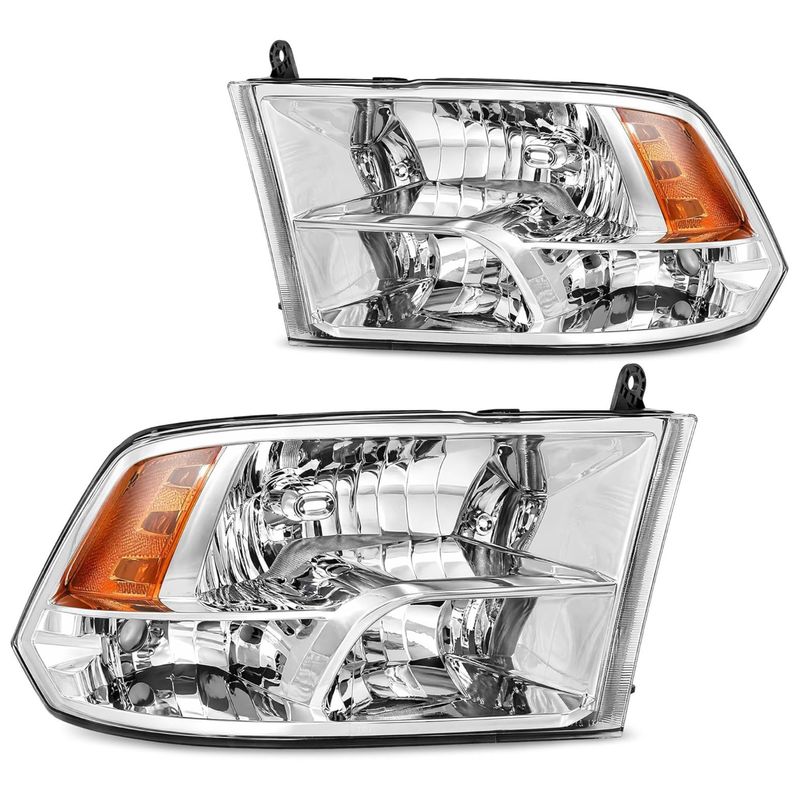 LED Headlights Assembly for 2009-2018 Dodge Ram 1500 2500 3500 Quad