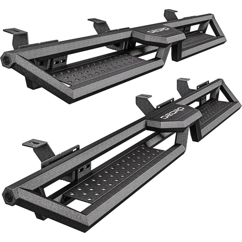 Jeep Wrangler JL Running Boards, Jeep JL Side Steps, Jeep Wrangler Nerf Bars, Jeep Wrangler 4 Door Running Boards, Wrangler JL Accessories, Off-Road Side Steps, Heavy Duty Running Boards, Jeep Entry Steps, Black Powder Coated Nerf Bars, 2018-2026 Jeep Wrangler JL Accessories.